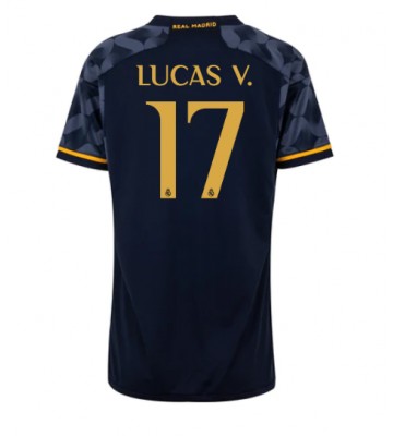 Real Madrid Lucas Vazquez #17 Koszulka Wyjazdowych Kobiety 2023-24 Krótki Rękaw